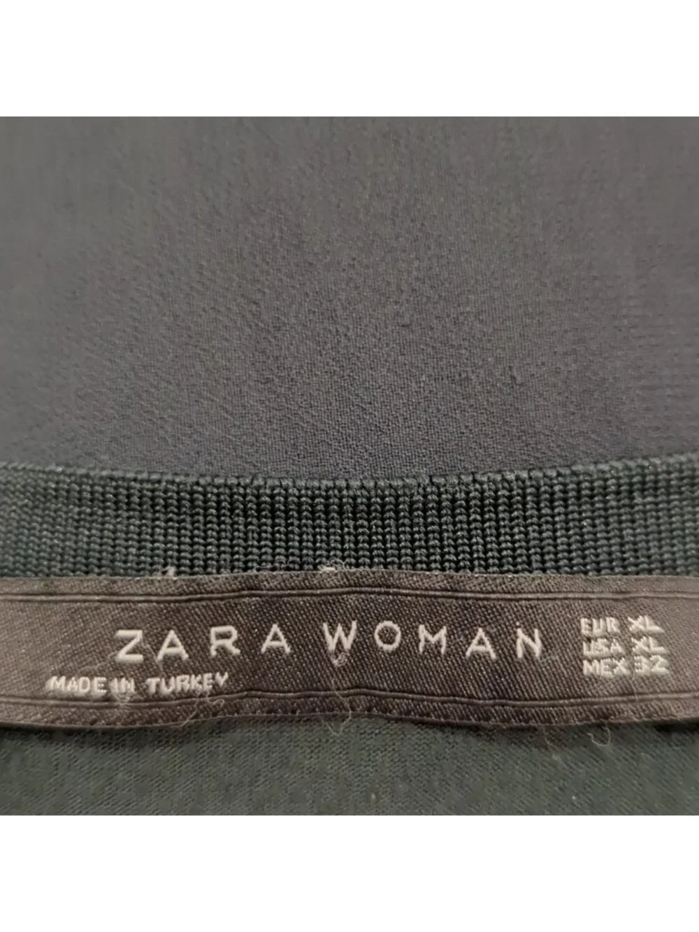 Zara emerald green tank top with sheer overlay